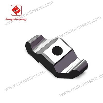 Special Volute Series CNC Cutting Inserts with PVD Coating and Cemented Carbide Material, Model 092112-NT for High-Strength Machining