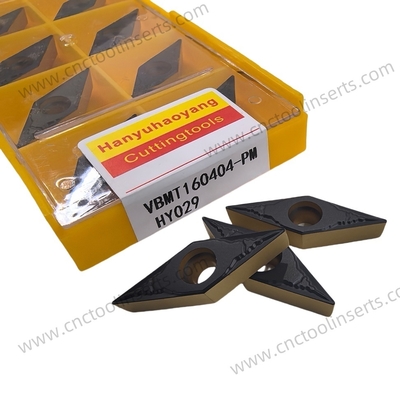 VBMT160404 Carbide Turning Inserts Scratch Resistant High Corrosion Resistance