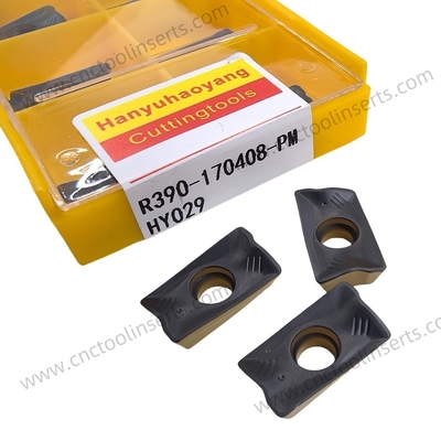 Energy Efficiency Carbide Milling Inserts R390-170408-PM High Compatibility