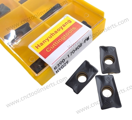 Energy Efficiency Carbide Milling Inserts R390-170408-PM High Compatibility