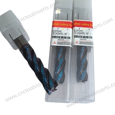 D12*30*75L-68° Solid Carbide End Mill Automotive Manufacturing Energy Carbide Cutting Tools
