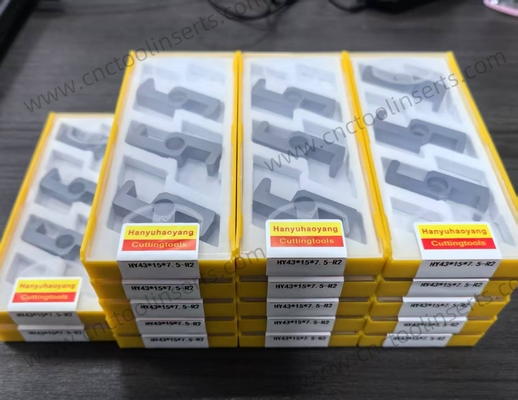Temperature Resistance CNC Lathe Inserts High Strength Volute Cutting Tool HY43X15X7.5XR3-17°