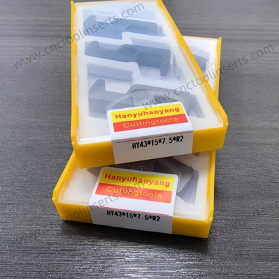 Temperature Resistance CNC Lathe Inserts High Strength Volute Cutting Tool HY43X15X7.5XR3-17°