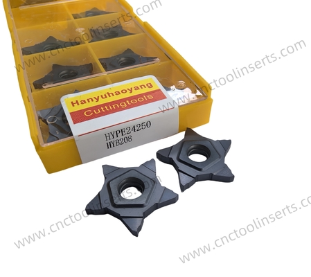 High-Precision Grooving Series Insert HYPE24250 Pentagon Master Cutter with HYB201 Coating – Standard Grooving Insert