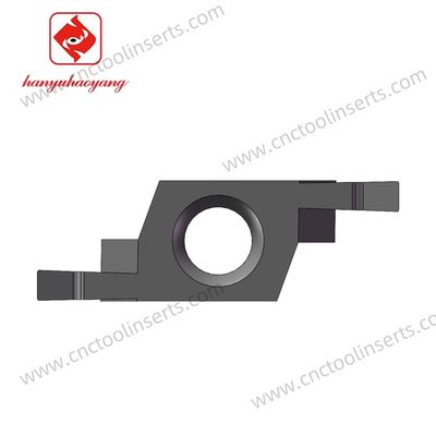 CNC Grooving Insert, Model SGR060615-R10, with PVD Coating HYB208, Suitable for All Difficult-to-Machine Materials Except High-Temperature Alloys