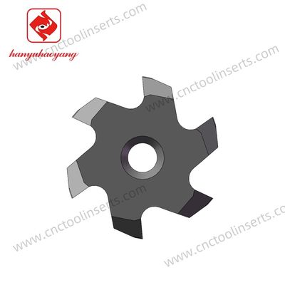 6-Flute CNC Slotting (Grooving) Insert, Model HYMG3214-60