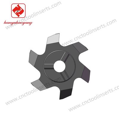 6-Flute CNC Slotting (Grooving) Insert, Model HYMG3214-60