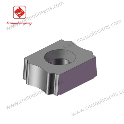 CNC Milling Insert with PVD Coating JD-19025, Indexable Cutting Inserts Specifically for Gear Hobbing Processing