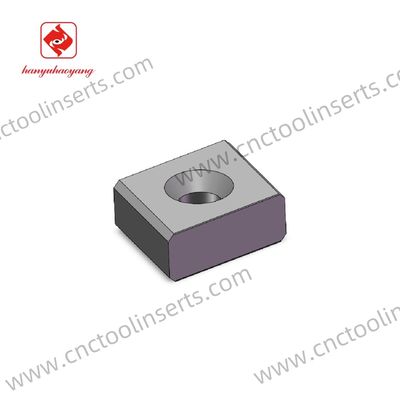 CNC heavy-duty peeling turning insert, model HYCNE454, with PVD coating HYJ306, primarily designed for drilling difficult-to-machine materials, stainless steel, and high-hardness mold steel processing