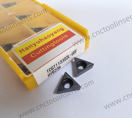 CNC Boring Inserts Wc-Co PVD Coating TCGT110302L-USF HYB208 ，Applicable To All Difficult-to-machine Materials Except Superalloys