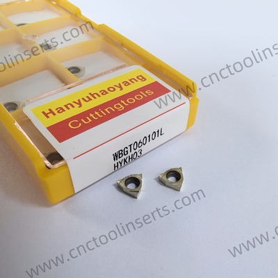 CNC Boring Inserts Wc-Co PVD Coating WBGT060101L  HYKH03，Capable of machining superalloys