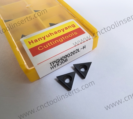 CNC Boring Inserts Wc-Co PVD Coating TPGH090202L-H HYX308 ，Only Suitable For Machining Stainless Steel Materials.