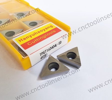 CNC Boring Inserts Cermet  Coating TPGT160404L-SD HY081 ，Meets requirements for high-precision and high-surface-finish machining