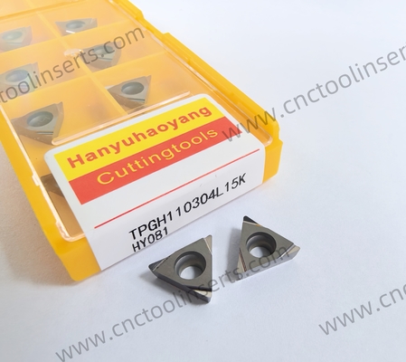 CNC Boring Inserts Cermet  Coating TPGH110302L HY081 ，Meets requirements for high-precision and high-surface-finish machining
