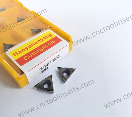 CNC Boring Inserts Cermet  Coating TPGH110302L HY081 ，Meets requirements for high-precision and high-surface-finish machining