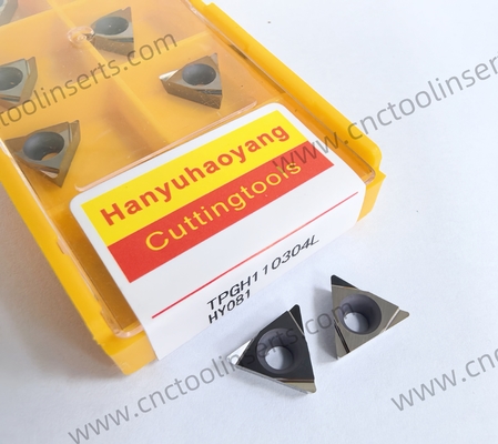 CNC Boring Inserts Cermet  Coating TPGH110302L HY081 ，Meets requirements for high-precision and high-surface-finish machining