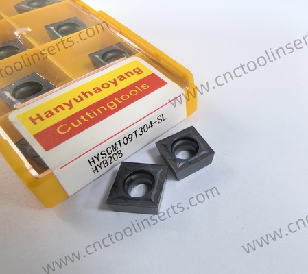 CNC Boring Inserts Wc-Co PVD Coating SCMT09T304-SL HYB208 ，Applicable To All Difficult-to-machine Materials Except Superalloys