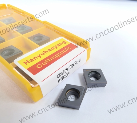 CNC Boring Inserts WC-Co PVD Coating CCGT04T101L HYB208 ，Applicable To All Difficult-to-machine Materials Except Superalloys