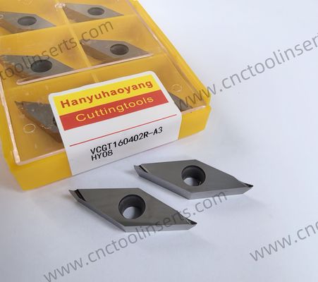 CNC Boring Inserts Wc-Co PVD Coating VCGT110302R-Y HYC508 ，Suitable for machining steel and cast iron materials