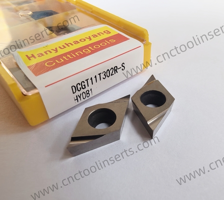 CNC Boring Inserts Cermet Coating DCGT11T302R-S HY081 ，Meets requirements for high-precision and high-surface-finish machining