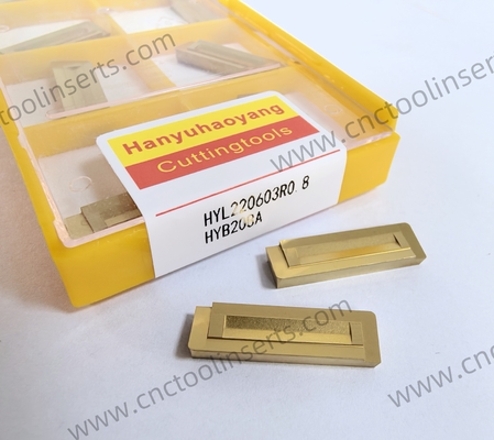 CNC Reaming Insert With PVD Coating HYL220603R0.8 HYB208A, Suitable For Difficult-to-machine Materials Except High-temperature Alloys.