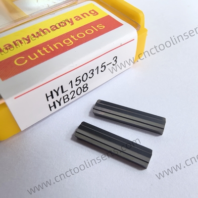 CNC Reaming Insert With PVD Coating HYL150215-2 HYB208, Suitable For Difficult-to-machine Materials Except High-temperature Alloys.