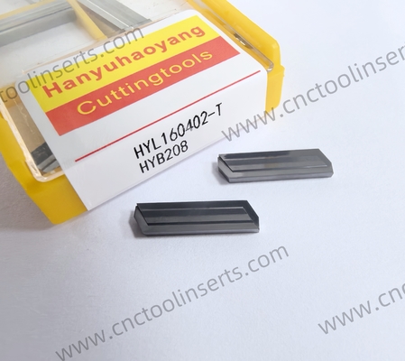 CNC Reaming Insert HYL160402 Series. This series includes various styles of carbide inserts with different coatings (HYB208, HYB108, HY08).