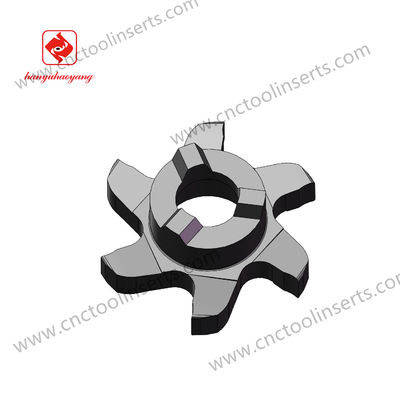 Non-standard Customizable Grooving Insert HYMG3212-2.0 for Heat-Resistant Alloys with High Cutting Efficiency