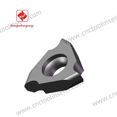 CNC Grooving Insert with PVD Coating TGF32L125-050XT HYB208, Suitable For Difficult-to-machine Materials Except High-temperature Alloys.