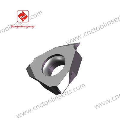 CNC Grooving Insert with PVD Coating TGF32L125-050XT HYB208, Suitable For Difficult-to-machine Materials Except High-temperature Alloys.