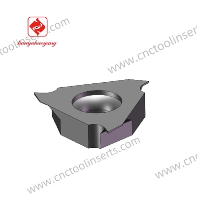 CNC Grooving Insert with PVD Coating TGF32L125-050XT HYB208, Suitable For Difficult-to-machine Materials Except High-temperature Alloys.