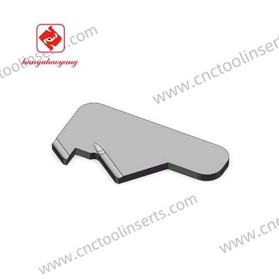 CNC Grooving Insert with PVD Coating HYL24*15.45*10-G HYZ108, Suitable for machining mild steel at low cutting speeds.