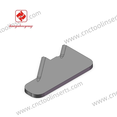 CNC Grooving Insert with PVD Coating HYL24*15.45*10-G HYZ108, Suitable for machining mild steel at low cutting speeds.