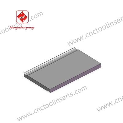 CNC Grooving Insert with PVD Coating HYL23*13.45-R1.5-G HYZ108, Suitable for machining mild steel at low cutting speeds.