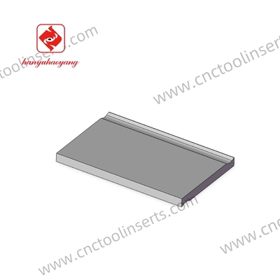 CNC Grooving Insert with PVD Coating HYL23*13.45-R1.5-G HYZ108, Suitable for machining mild steel at low cutting speeds.