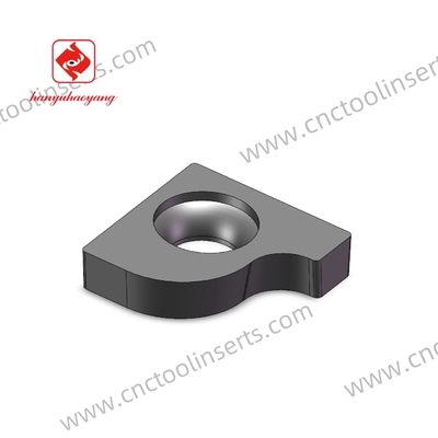 CNC Milling Insert with PVD Coating HYXCCW1704R6.35-R3 HYB208, Suitable For Difficult-to-machine Materials Except High-temperature Alloys.