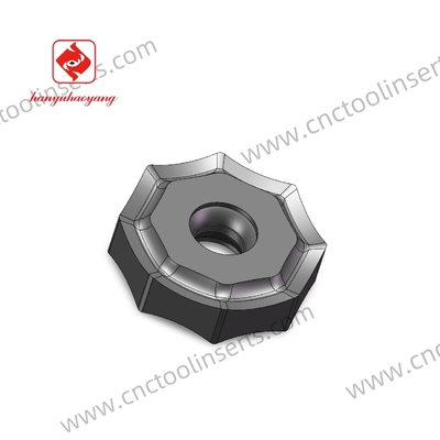 CNC Milling Insert with PVD Coating ONMU080608 HYB208, Suitable For Difficult-to-machine Materials Except High-temperature Alloys.