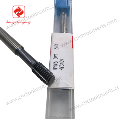 Extrusion tap, precision CNC cutting tool, with PVD coating, model HYM6.0*1 6HX. Applicable materials: aluminum alloy, low - carbon steel, copper alloy, mild steel, etc.