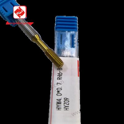 Solid Carbide Extrusion Tap, Blind Hole Machining Tool, Precision CNC Cutting Tool HYM3.0×0.5 RH6-B, Suitable for Precision Machining of Soft and Tough Materials