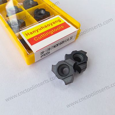 CNC Grooving Insert with PVD Coating TNCW1606-L4.0 HYB205, Suitable For Difficult-to-machine Materials Except High-temperature Alloys.