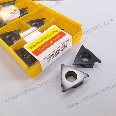 CNC Grooving Insert with PVD Coating HYGBA43R090-025PR HYB208, Suitable For Difficult-to-machine Materials Except High-temperature Alloys.
