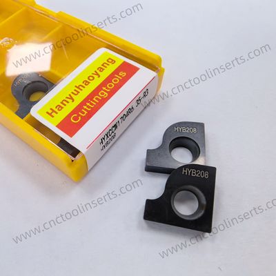 CNC Milling Insert with PVD Coating HYXCCW1704R6.35-R3 HYB208, Suitable For Difficult-to-machine Materials Except High-temperature Alloys.