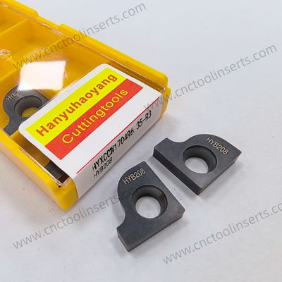 CNC Milling Insert with PVD Coating HYXCCW1704R6.35-R3 HYB208, Suitable For Difficult-to-machine Materials Except High-temperature Alloys.