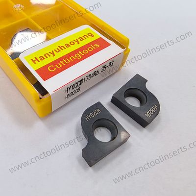 CNC Milling Insert with PVD Coating HYXCCW1704R6.35-R3 HYB208, Suitable For Difficult-to-machine Materials Except High-temperature Alloys.