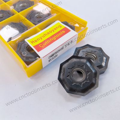 CNC Milling Insert with PVD Coating ONMU080608 HYB208, Suitable For Difficult-to-machine Materials Except High-temperature Alloys.