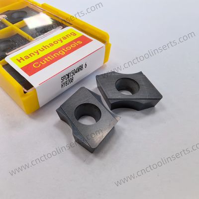 CNC Milling Insert with PVD Coating SPCW1504NR8.6 HYB208, Suitable For Difficult-to-machine Materials Except High-temperature Alloys.