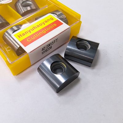 Carbide Heavy-Duty Peeling Inserts, PVD Coating HYB208, Model 40(SN15T7), suitable for difficult-to-machine materials including stainless steel and nodular cast iron, excluding high-temperature alloys