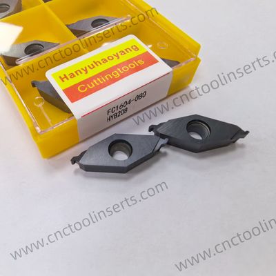 CNC Non-Standard Grooving, PVD Coating HYB208, Model FC1604-080, suitable for difficult-to-machine materials except high-temperature alloys