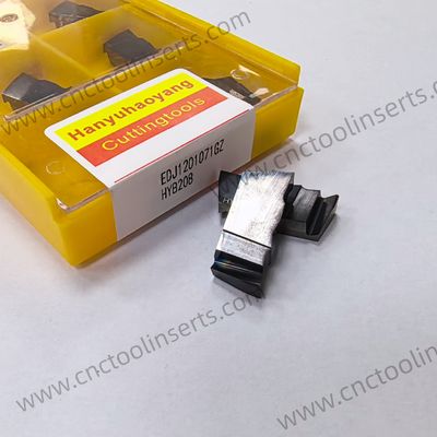 CNC Non-Standard Grooving, PVD Coating HYB208, Model EDJ1201071GZ, suitable for difficult-to-machine materials except high-temperature alloys