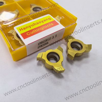 CNC Milling Insert with PVD Coating HYD22R12-2.5 HYB208A, Grooving Inserts. This Product is Suitable for Machining Difficult-to-cut Materials, Excluding High-temperature Superalloys